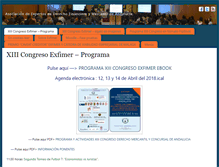 Tablet Screenshot of exfimer.es
